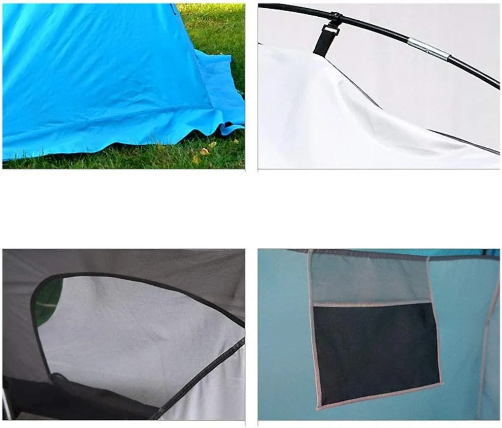 Winter Tent Season 4 Dome Tent Stand-Alone Wind and Waterproof Hiking Camping Backpack Mountaineering Tent Portable Design for Family Short Weekends