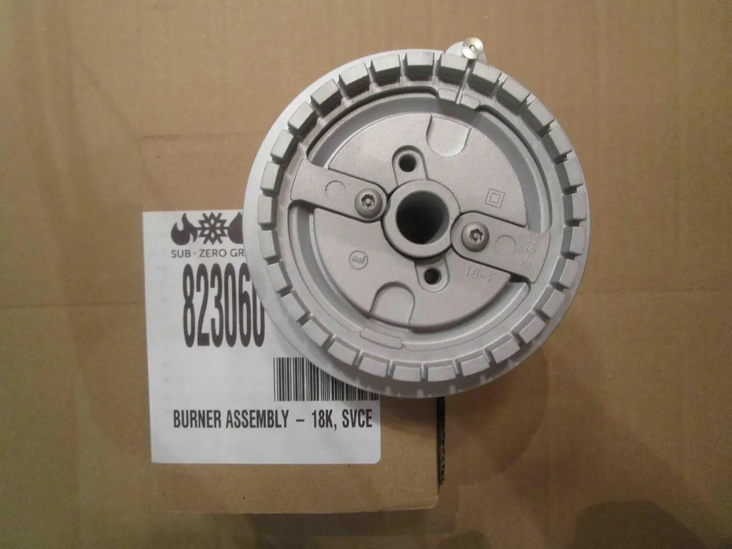 Wolf 18K Burner Assembly, Part #823060, Genuine OEM Replacement
