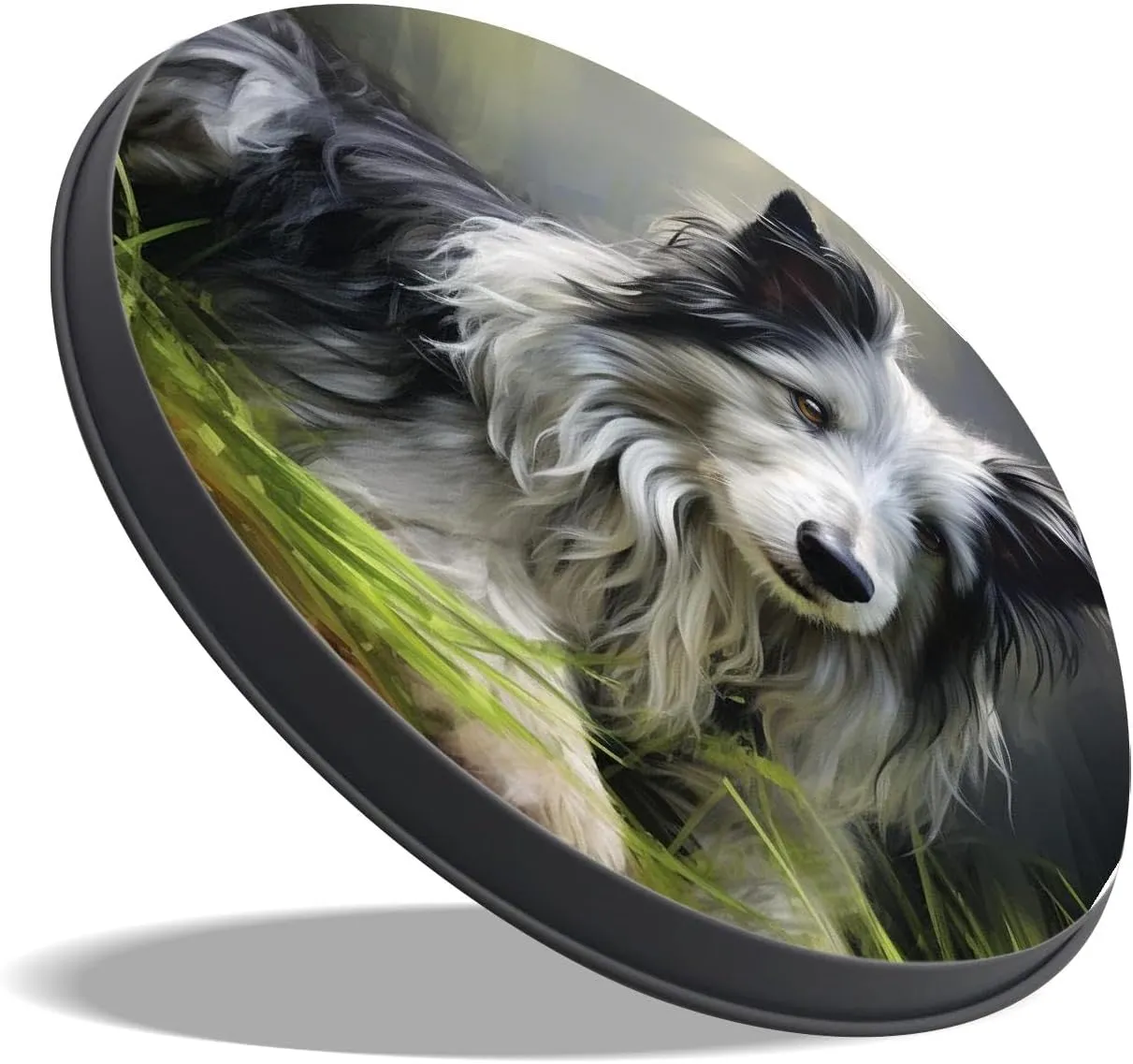 Wolf Animal Pattern Picture Set of 4 Stove Burner Covers - Premium Round Electric Stove Range Protectors,8 IN & 10 IN