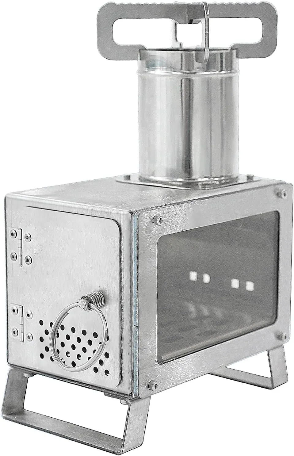 Wood Burning Stove Portable Stainless Steel Camping Stove for Cooking Camping