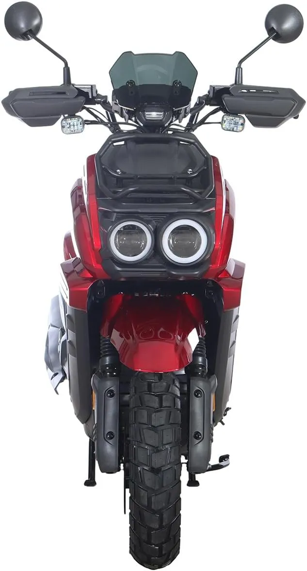 X-PRO Gas Adult Moped Tank 200 Gas Moped Street Bike,12" Wheels!
