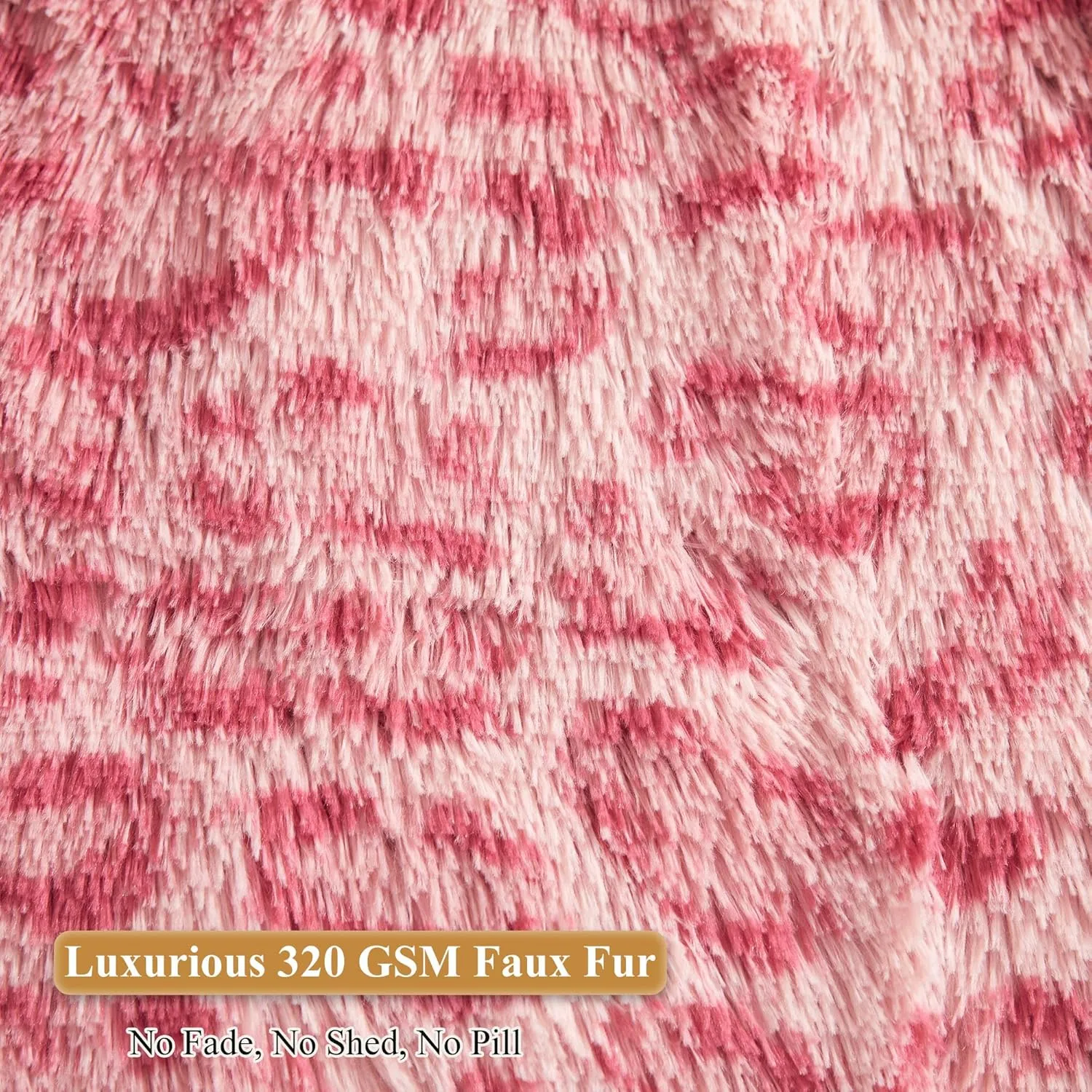 XeGe Faux Fur Leopard Print Bean Bag Chair Cover (No Filler), Pink Cheetah Print Fluffy Stuffed Animal Storage Bean Bag Home Decor, Furry Fuzzy Beanbag Cover for Adults Kids Girls, Anti-slip, Pink