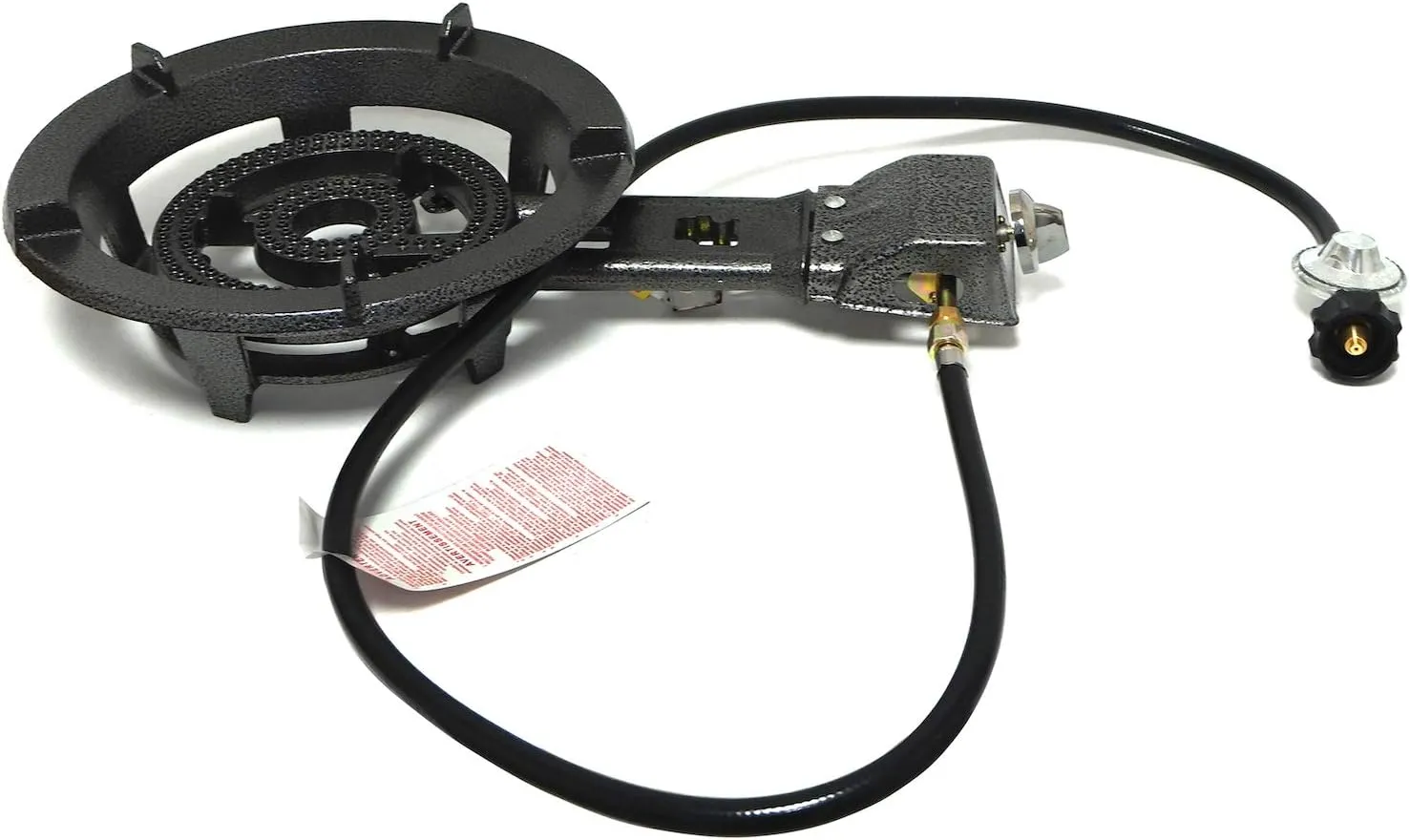 XKMT- Camping Portable Propane 32,000 BTU Gas Burner Stove With Hose Kit Jumbo Super Supergas Camp Tailgating [P/N: ET-COOK008-RAW]