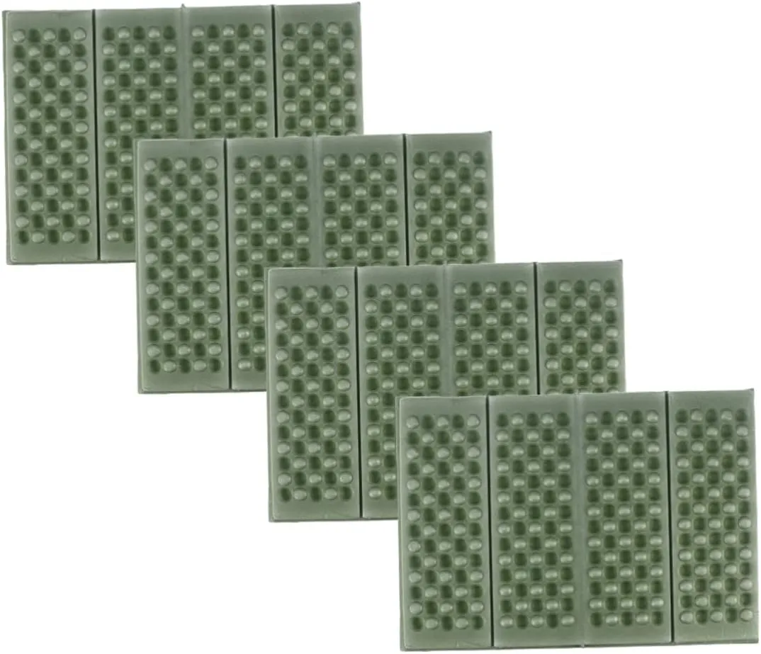 Yardwe Backpacking Sitting Pad 4pcs Xpe Camping Pads Folding Mats for Comfortable Outdoor Seating