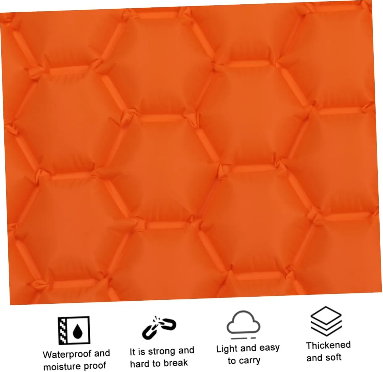 Yardwe Inflatable Sleeping Pad Air Mattress Camping Tent Portable Waterproof Sleep Mat
