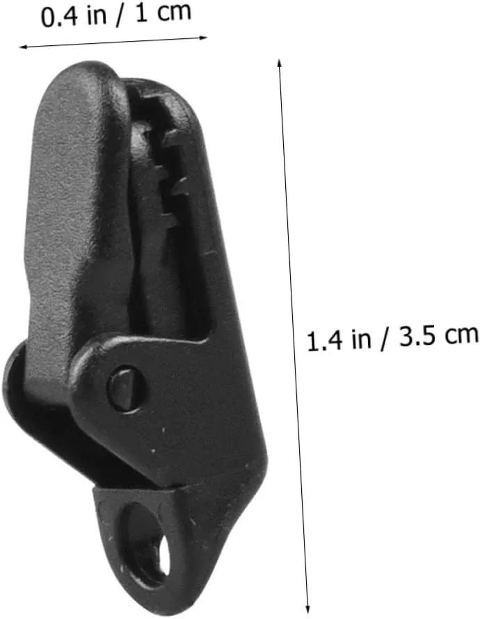 YARNOW Camper Camping Tent Clamp Tent Tighten Lock Clips Tents Clamps Windproof Reinforced Clamping Tent Clip