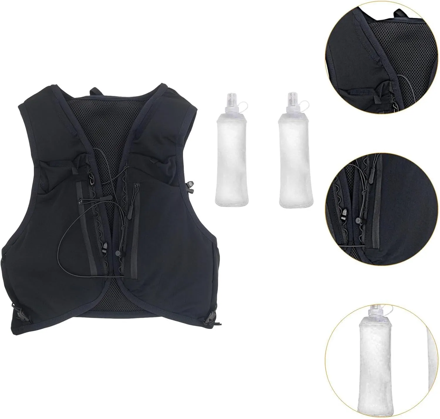 YIJU Hydration Vest for Men Women Running Vest Lightweight Water Pack Hydration Pack for Jogging Hiking Climbing Outdoor Cycling