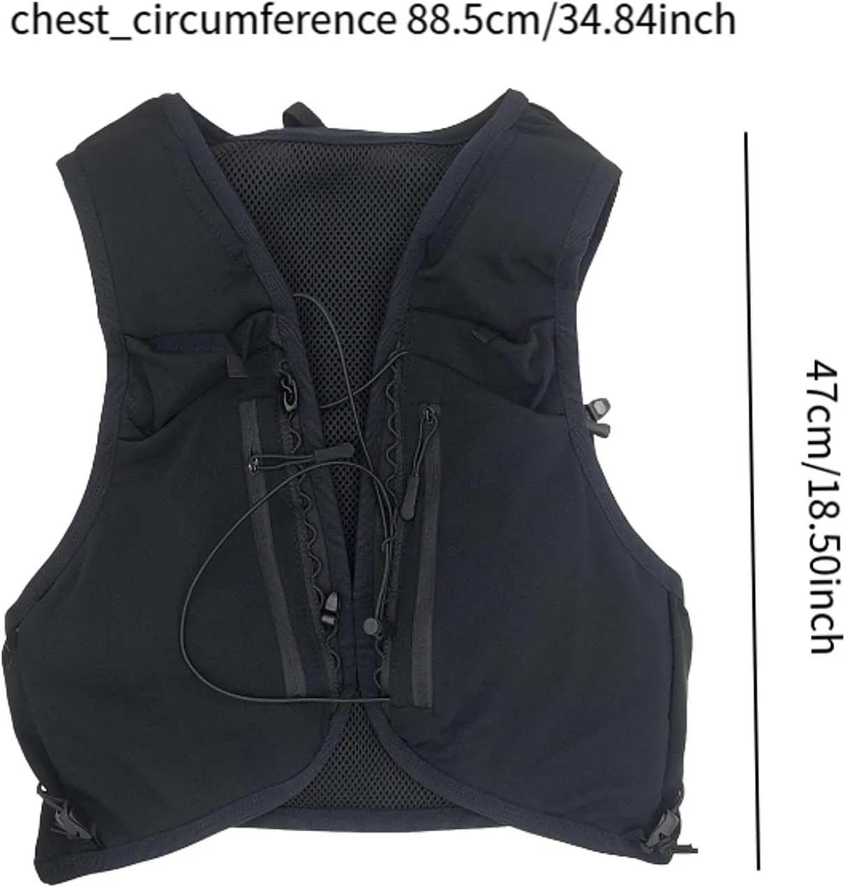 YIJU Hydration Vest for Men Women Running Vest Lightweight Water Pack Hydration Pack for Jogging Hiking Climbing Outdoor Cycling