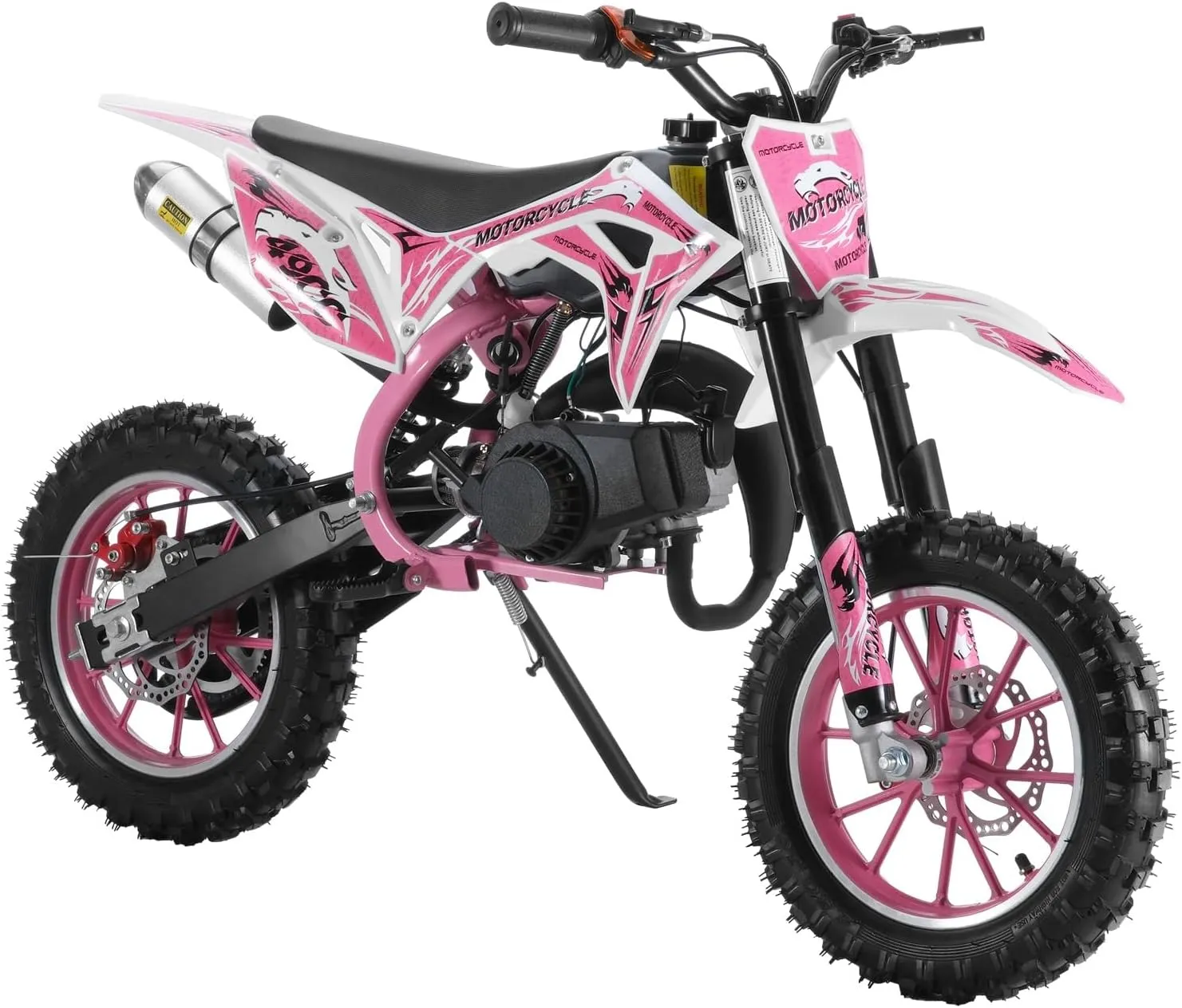 YOXIER 50cc Kids Dirt Bike, 2-Stroke Mini Bike, Dirt Bike for Kids 8-14, Gas Power Pocket Rocket Motorcycle, Off Road Mini Bike Max Load 330Lbs, Speeds up to 25 MPH for Uphill and Off-Road Conditions