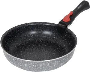 YYDS Outdoor Camping Camping Cookware Aluminum Alloy Wok Nonstick Frying Pan Camping Cooker Lightweight Pan Multifunction Non-Stick Pot Adventures Picnics (Size : Pan Glass Cover)